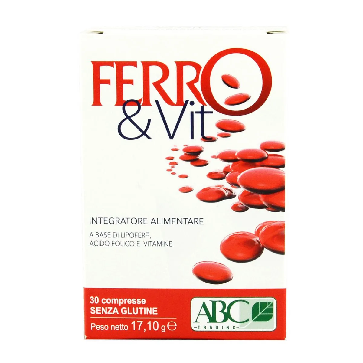 Abc Trading Ferro&vit Integratore Ferro 30 Compresse