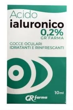Gr Farma Gocce Oculari Idratanti Rinfrescanti Acido Ialuronico 10ml