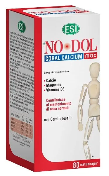 Esi No Dol Coral Calcium Max Integratore Ossa 80 Capsule