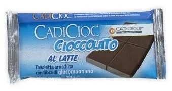 Cadicioc Cioccolato Al Latte Tavoletta Con Fibre 20g