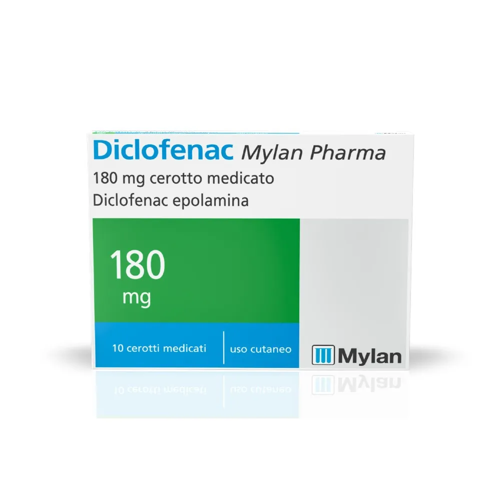 Diclofenac 180mg Cerotto Medicato Antinfiammatorio 10 Pezzi