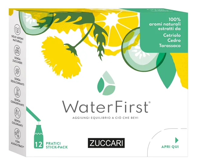  Water First Cetriolo Cedro Tarassaco 12 Stick Pack