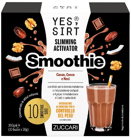 Yes Sirt Slimming Activator Integratore Smoothie Cacao Cocco E Noci 10 Buste