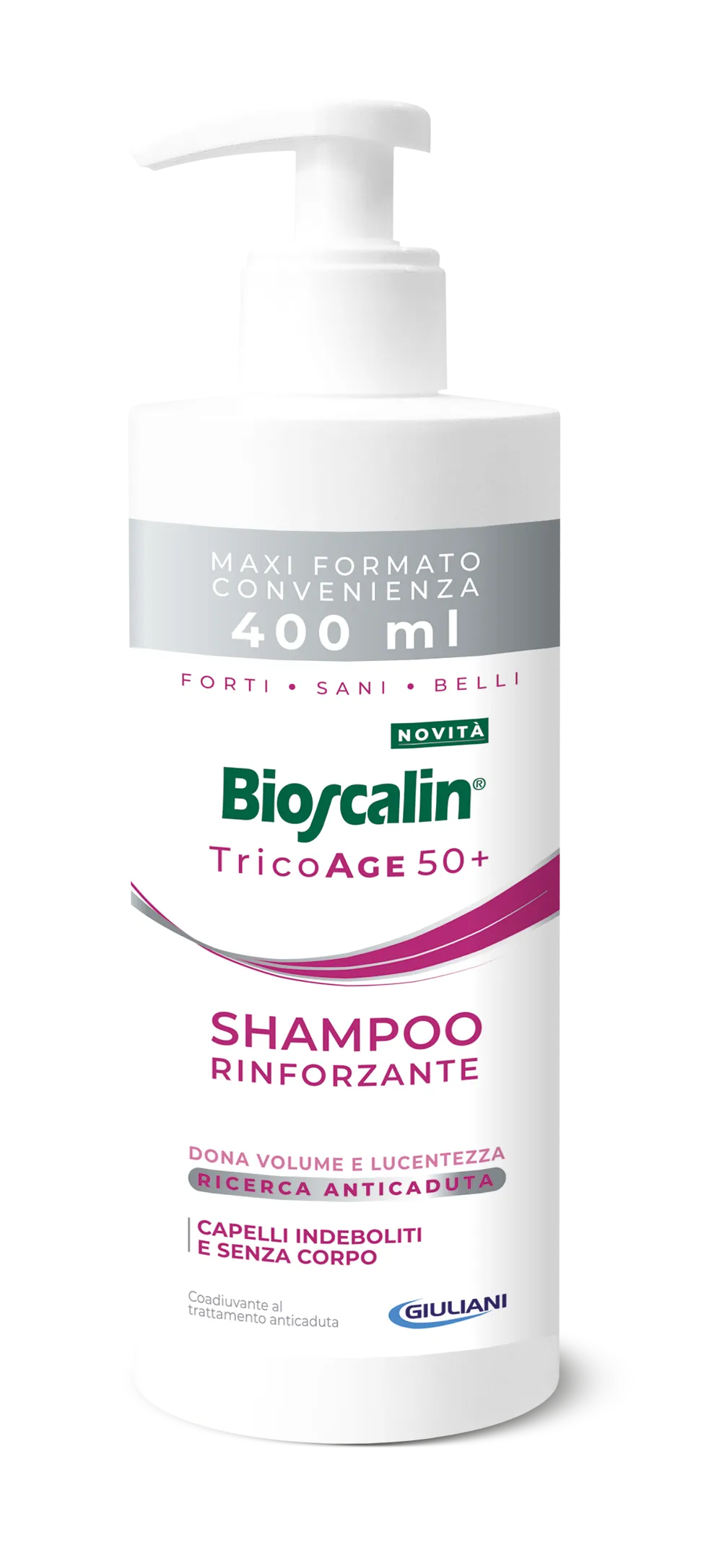  Tricoage 50+ Shampoo Rinforzante Ridensificante 400ml