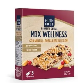  Barrette Cereal Mix Wellness Senza Glutine 5 Porzioni