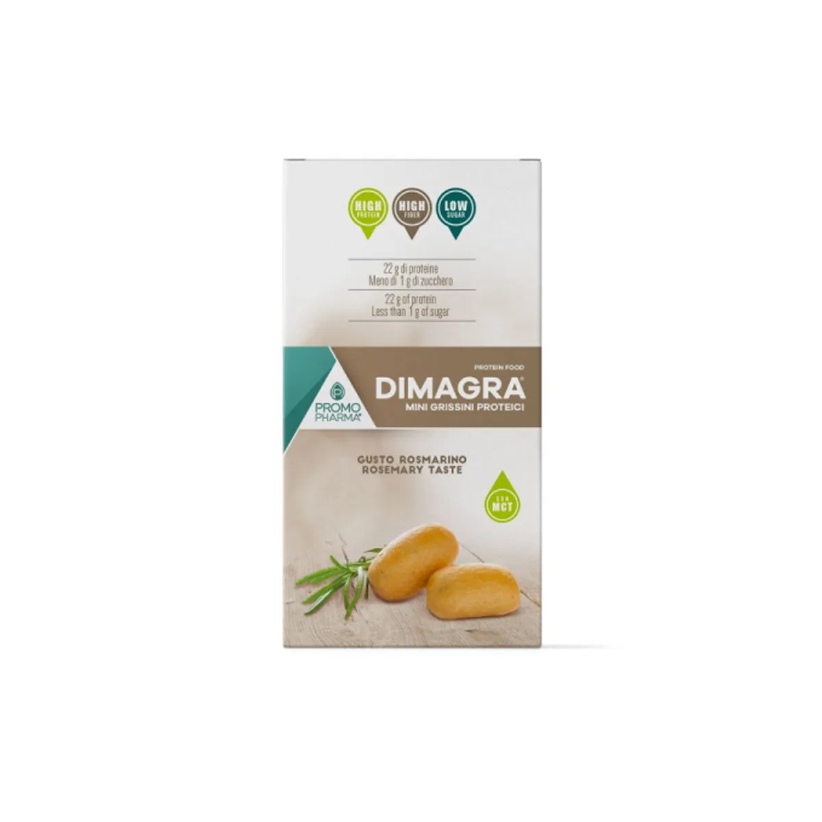 Dimagra Mini Grissini Proteici Rosmarino 4 X 50g