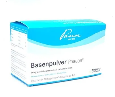 Basenpulver Pascoe 120g Polvere Integratore Alimentare 30 Bustine