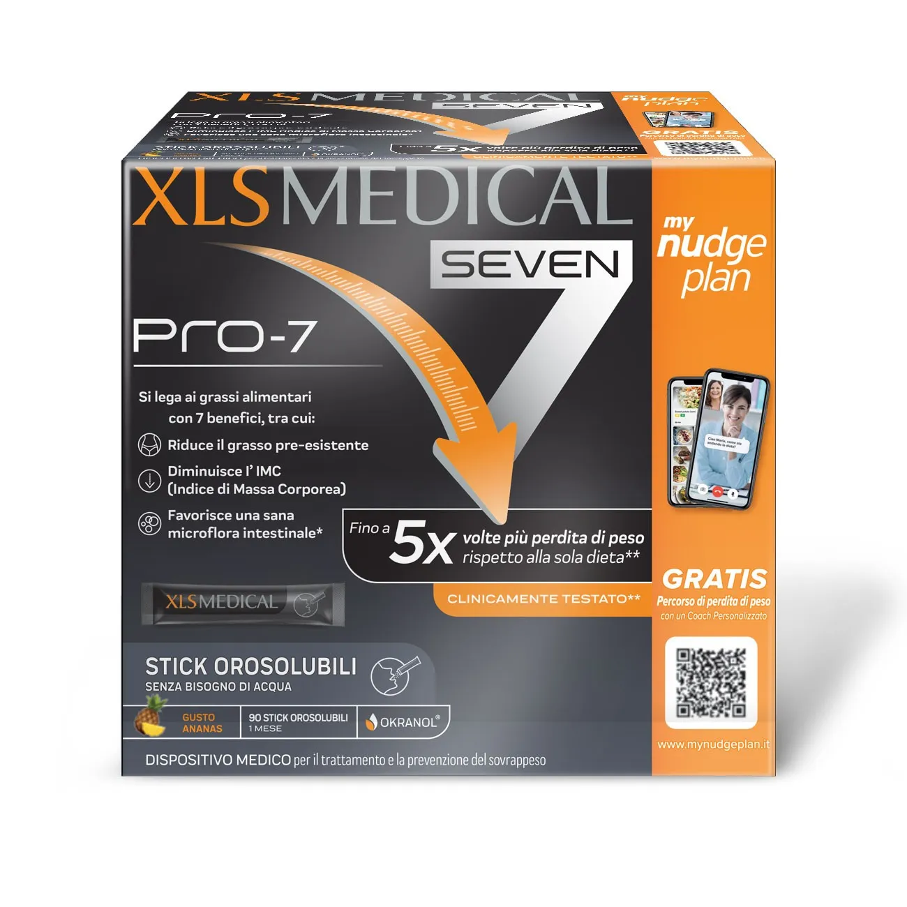 Xls Medical Pro 7 Trattamento Dimagrante 90 Stick