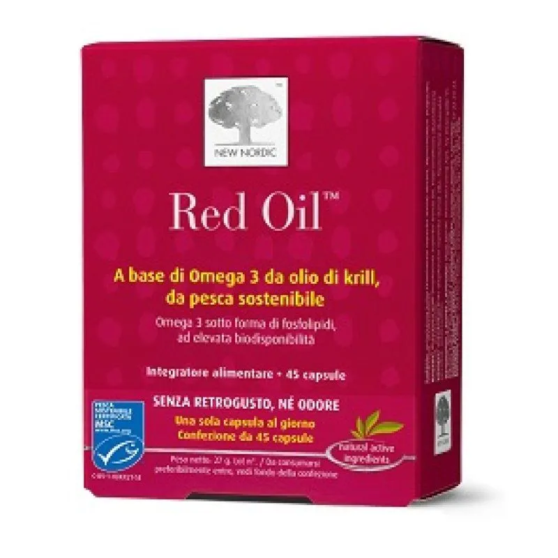 Red Oil Integratore Controllo Colesterolo 45 Capsule