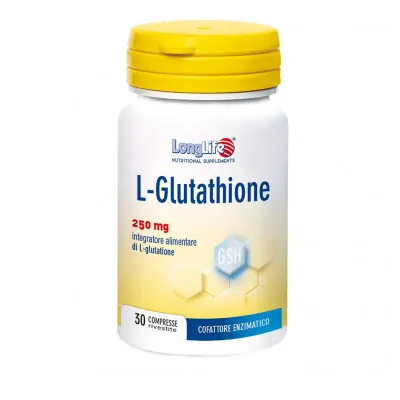 Longlife L-glutathione Integratore Antiossidante 30 Compresse
