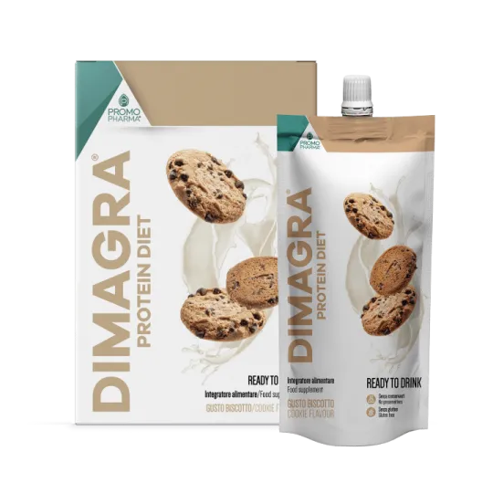 Dimagra Protein Diet Biscotto Integratore Alimentare 7 Pouch 220g