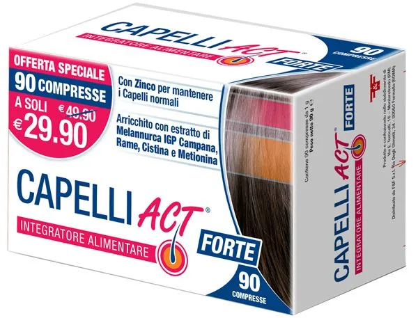 Capelli Act Forte Integratore Capelli 90 Compresse