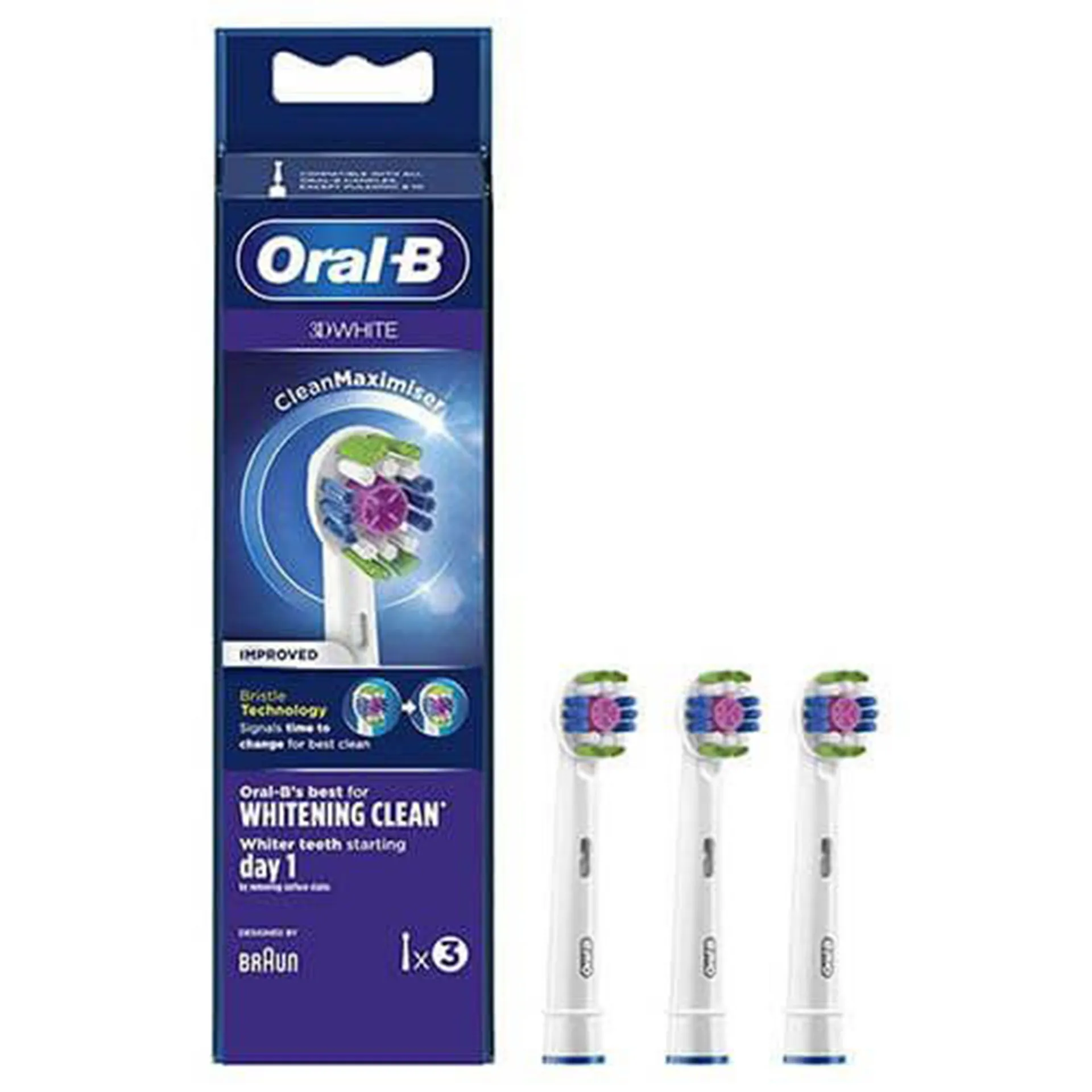 Oral-b Power Refill 3d White 3 Testine Di Ricambio
