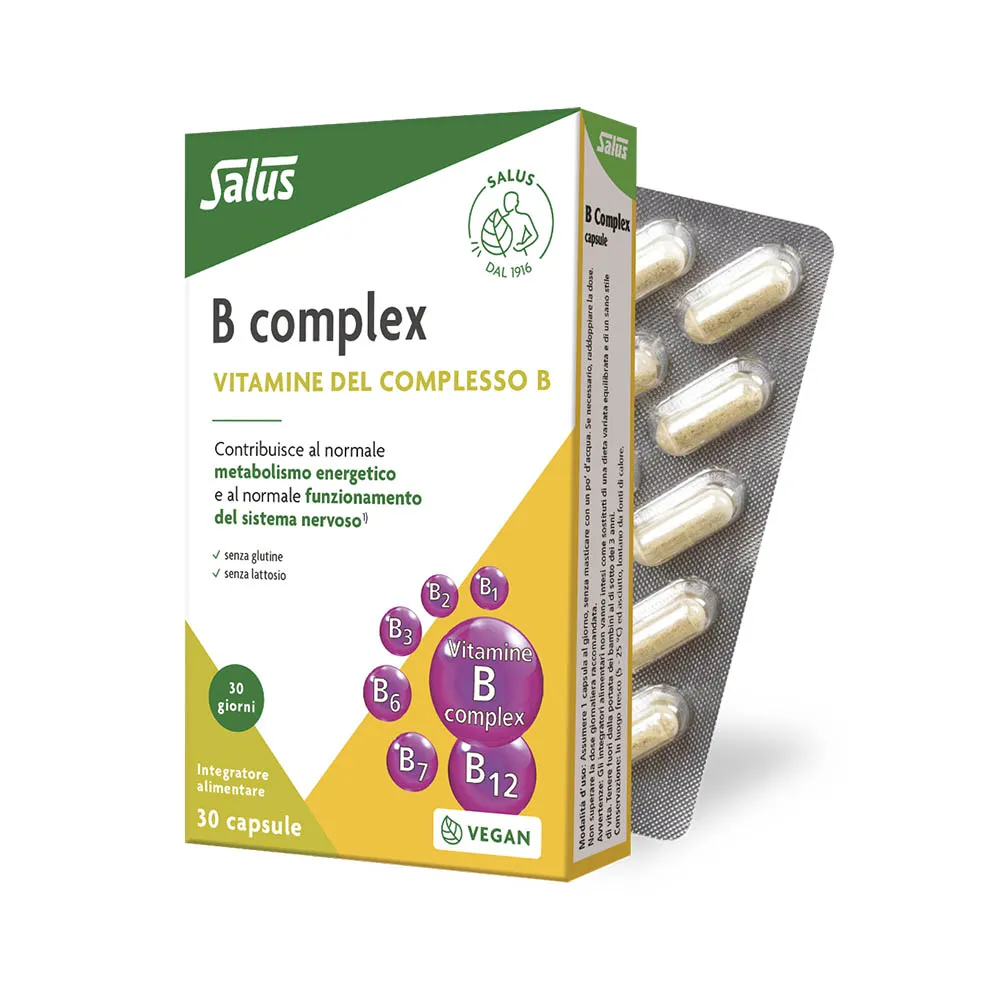 B Complex Integratore Vitamina B 30 Capsule