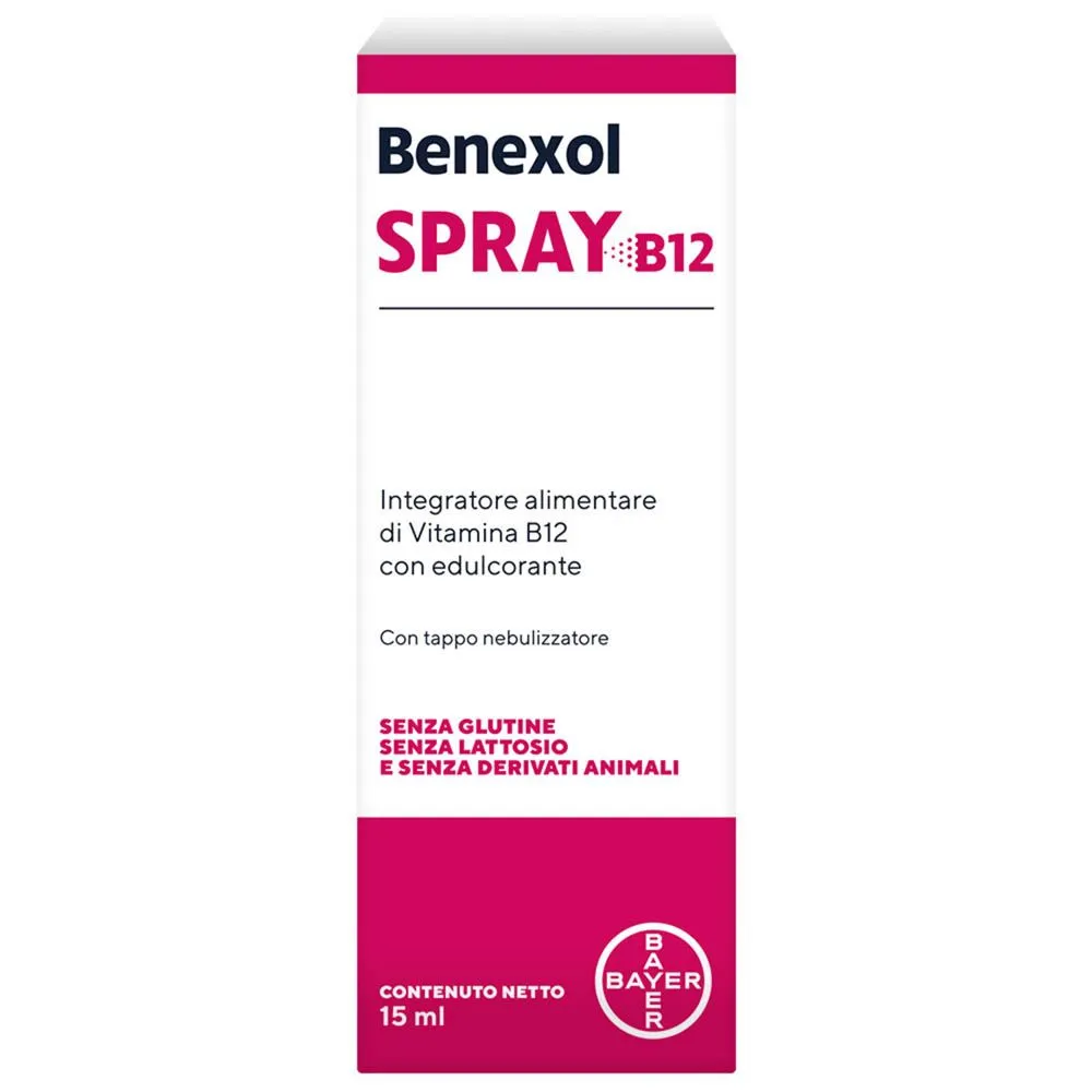  Spray Integratore Alimentare Vitamina B12 Alto Dosaggio Senza Glutine 15ml