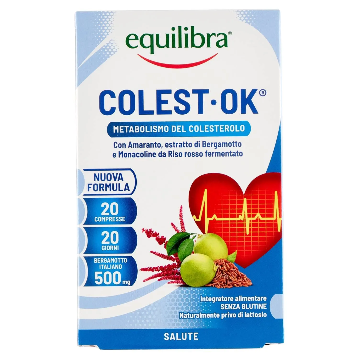  Colest Ok Integratore Funzionalità Cardiovascolare 20 Compresse