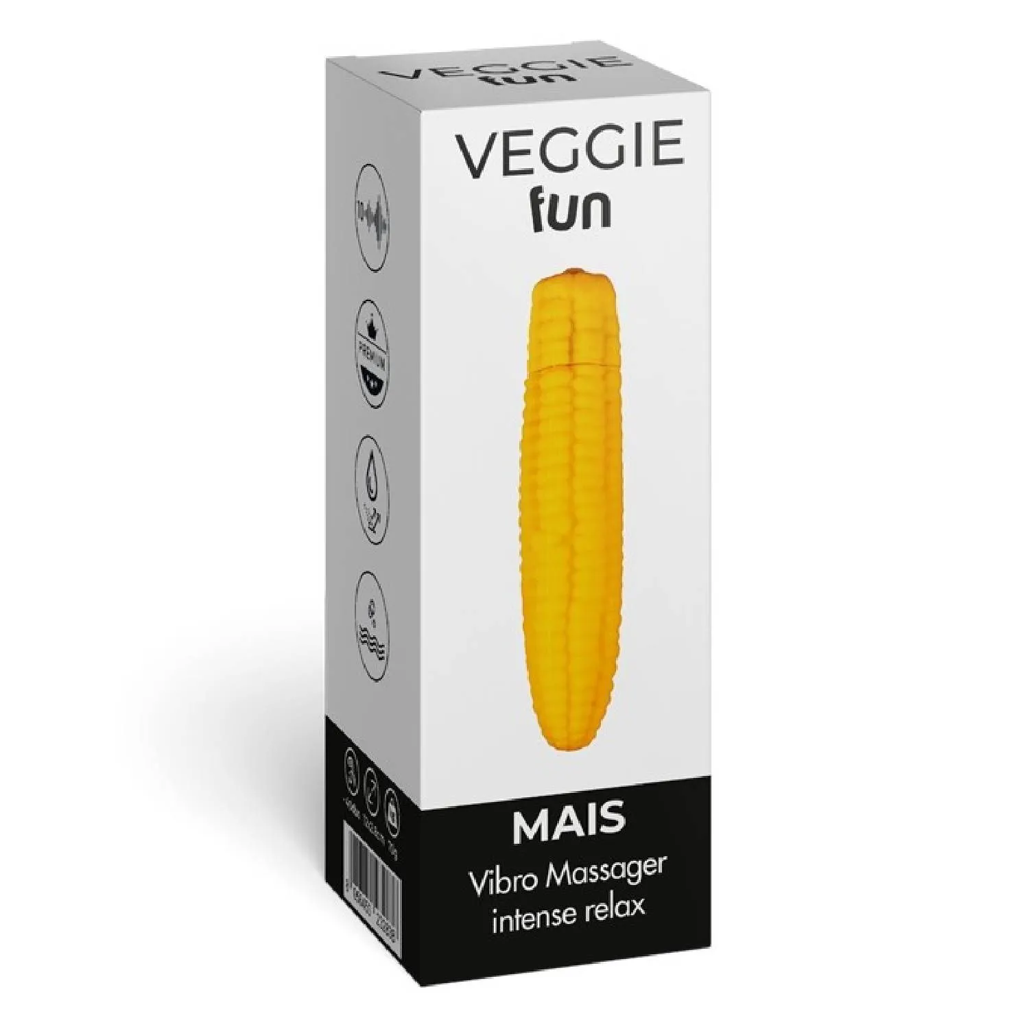 Lr Company Veggie Fun Mais Vibro Massager Intense Relax 1 Pezzo