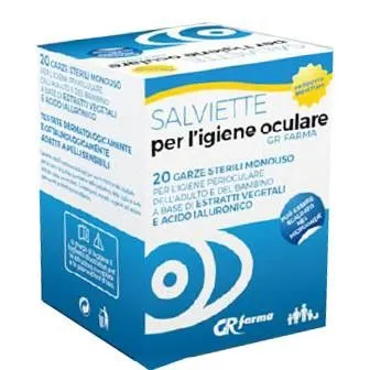 Gr Farma Salviette Igiene Oculare 20 Garze Sterili Monouso