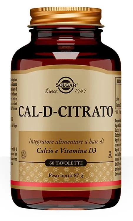  Cal D Citrato Integratore Ossa 60 Tavolette