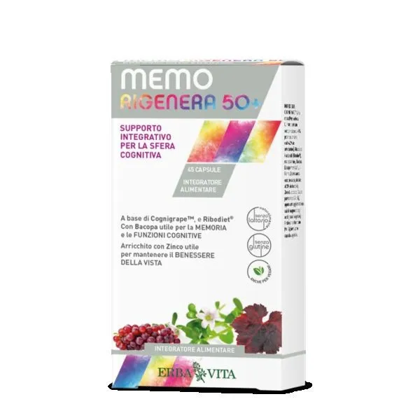  Memo Rigenera 50+ Integratore Memoria 45 Capsule