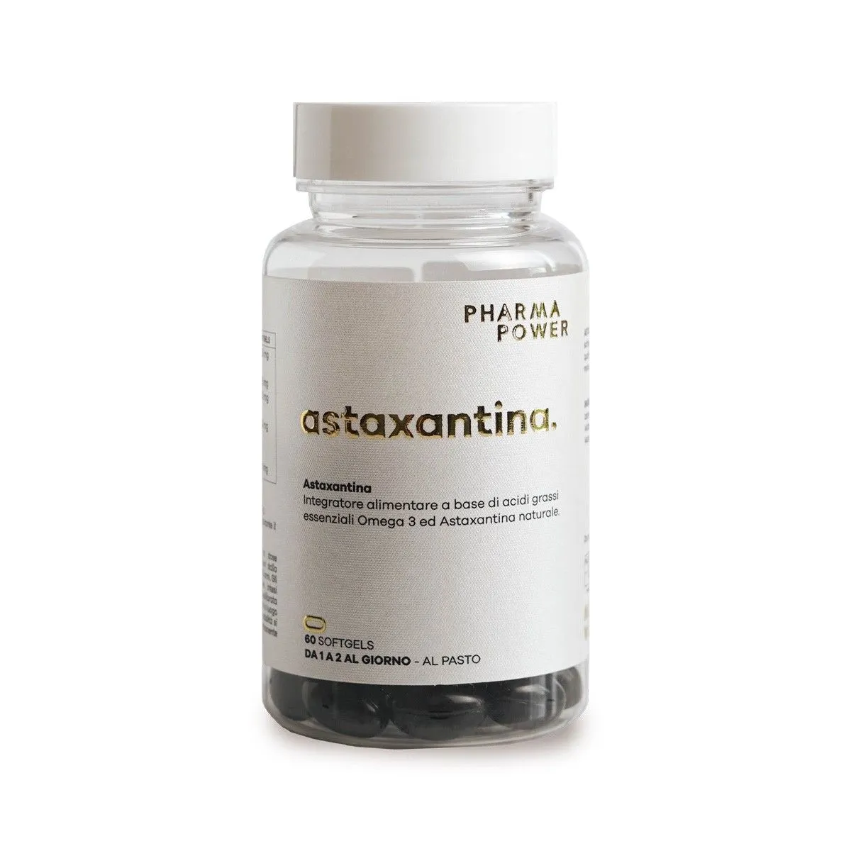 Pharmapower Astaxantina Integratore Antiossidante Antiage 60 Softgel