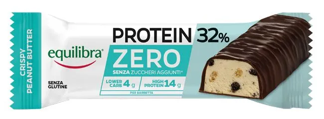  Protein 32% Zero Crispy Peanut Barretta Proteica 45g