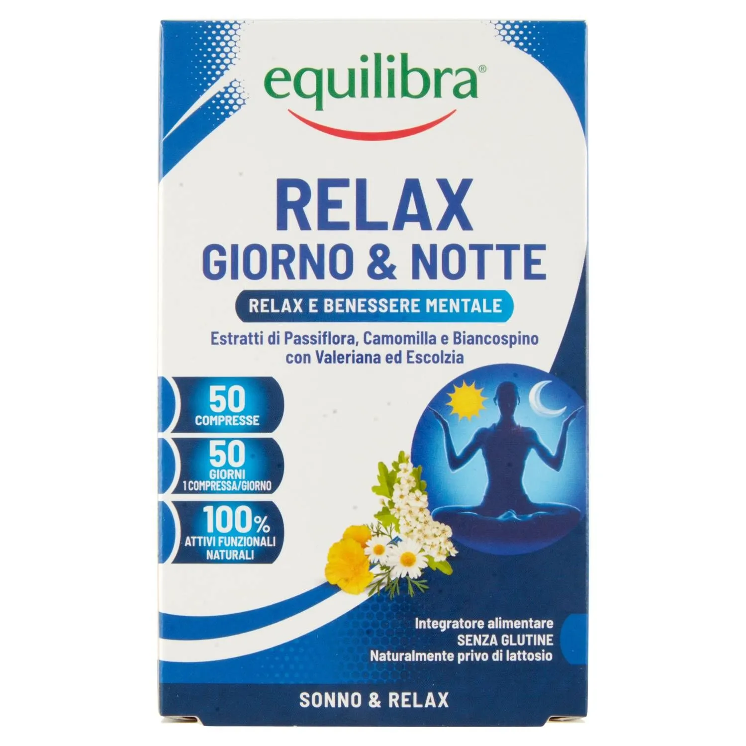  Relax Giorno E Notte Integratore Sonno 50 Compresse