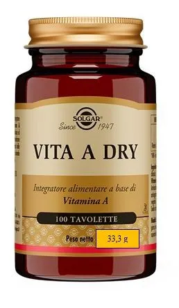  Vita A Dry Integratore Vitamina A 100 Tavolette