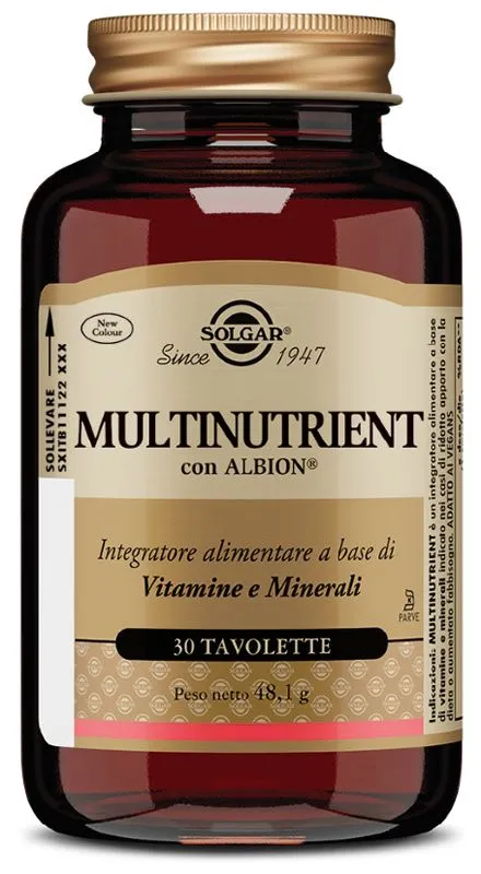  Multinutrient Con Albion Integratore Vitamine E Minerali 30 Tavolette