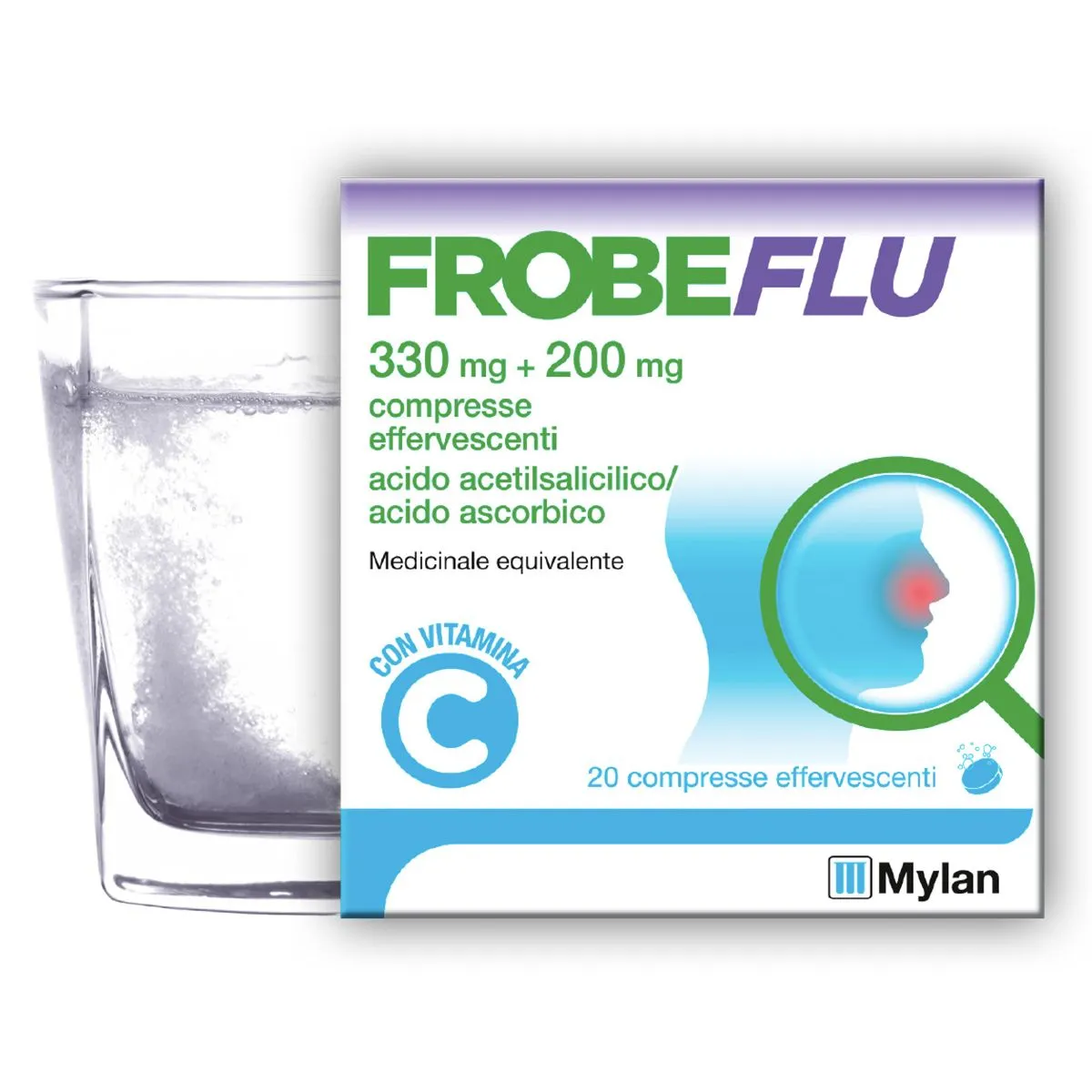  330mg+200mg 20 Compresse Effervescenti