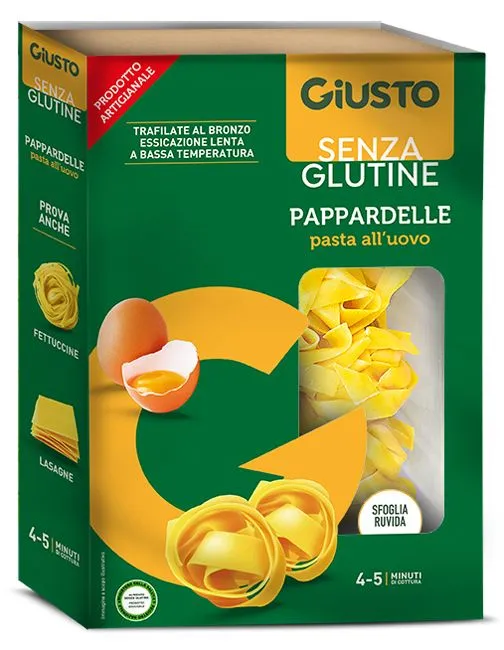 Giusto Pappardelle Pasta All'uovo Senza Glutine 250g