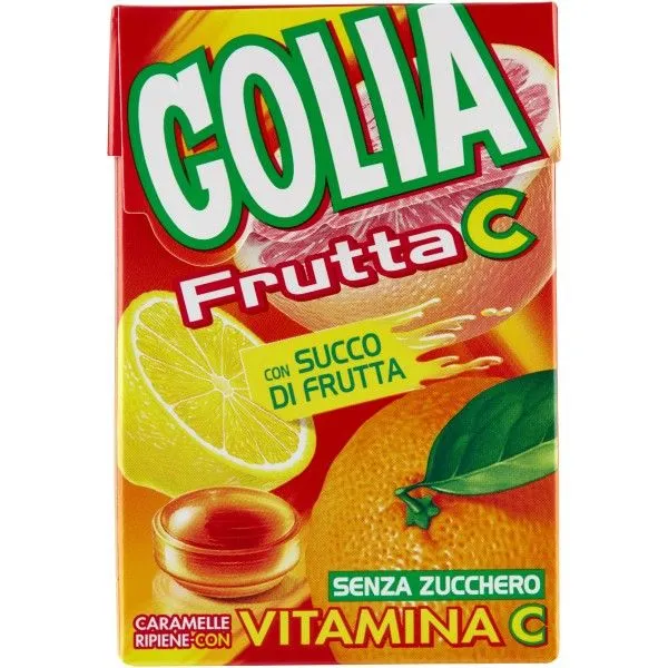  Frutta C Caramelle Ripieni Senza Zucchero Vitamina C 46g