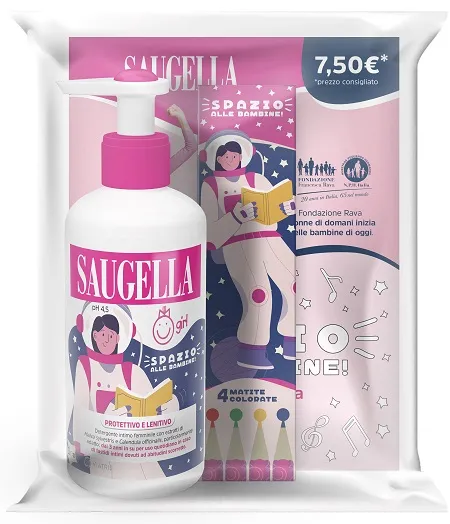  Girl Detergente Intimo Bambina 200ml + Matite Colorate