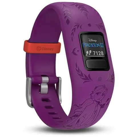 Activity Tracker Vívofit jr. 2 Anna Impermeabile 5ATM Display a Colori Bluetooth per Fitness con Contapassi e Monitoraggio del Sonno Taglia S Colore Viola