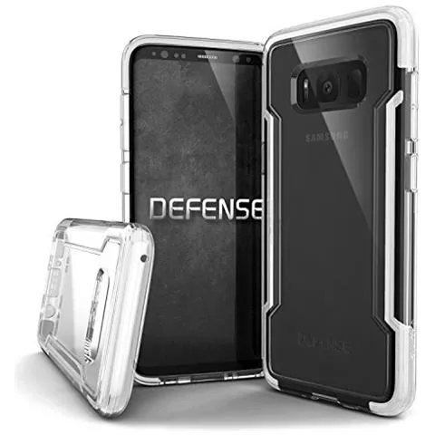 Custodia Samsung Galaxy S8 Series Difesa Trasparente - Sottoposta Una Prova Caduta Di Di Grado Militare, Protettiva Custodia Per Samsung Galaxy S8 [ bianco]