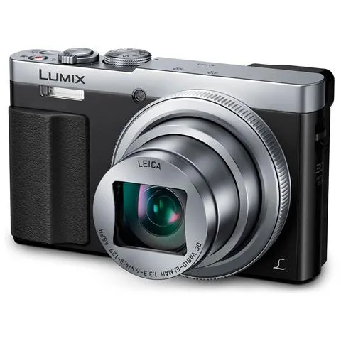 Lumix TZ70 Argento Sensore MOS Zoom Ottico 30x Display 3'' Filmati Full HD Stabilizzato Wi-Fi / NFC