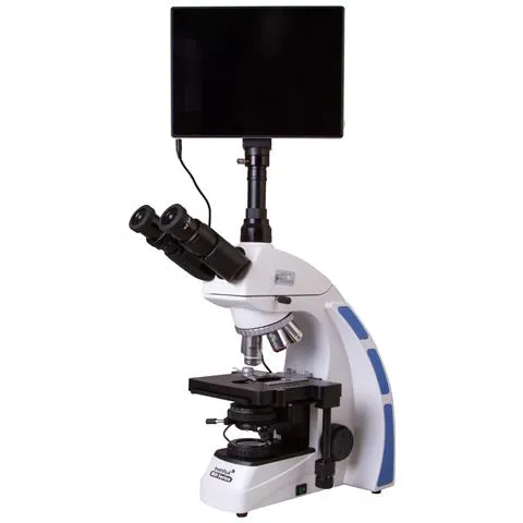 Microscopio Trinoculare Digitale Levenhuk Med D40t Lcd