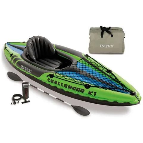 Kayak Gonfiabile Challenger K1 274x76x33 Cm 68305np