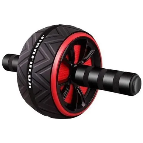 Ab Roller Big Wheel Allenatore Di Muscoli Addominali Per Fitness Abs Core Workout Muscles Home Gym Equipment Nero Rosso