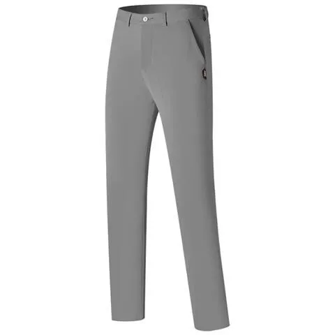 Pantaloni Da Golf Da Uomo Abbigliamento Autunno Inverno Pantaloni Caldi E Spessi [ grigio / 38]