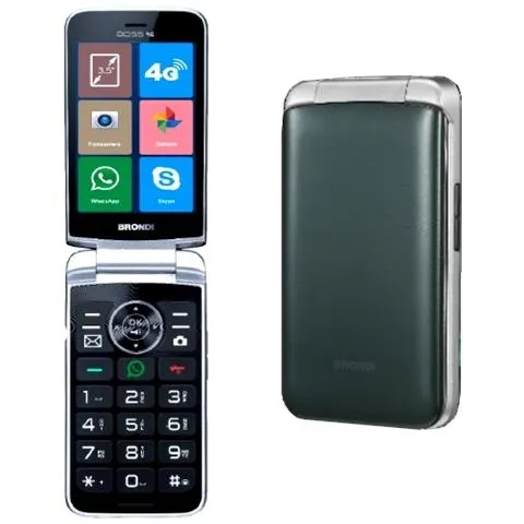 Boss 3.5'''' Dual Sim 4g Green Senior Phone
