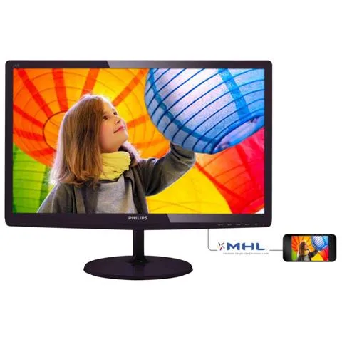 Monitor 23.6'' LCD con Retroilluminazione a LED E-Line 247E6QDAD 1920 x 1080 Pixel Full HDTempo di Risposta 5 ms