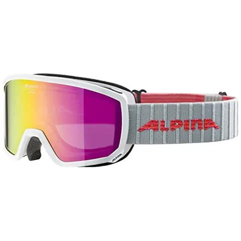 Occhiali Alpina Scarabeo S Mm Protezioni Light Grey / Clear Mm Pink / cat2