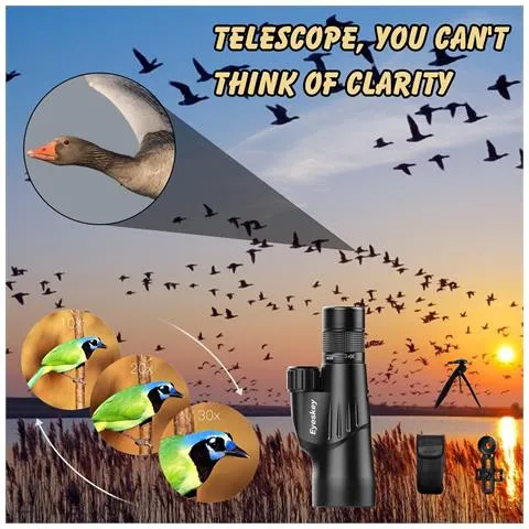 Il Telescopio A Tubo Singolo Eyeskey10-30x50 Viene Utilizzato Per La Fotografia Ad Alta Risoluzione