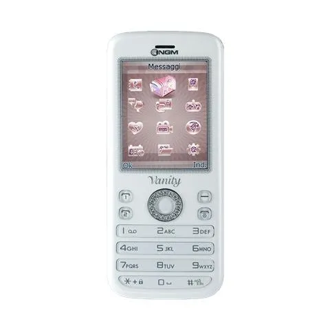 Vanity Young Bianco Display 2.4'' GSM Bluetooth Fotocamera 2MP Radio FM