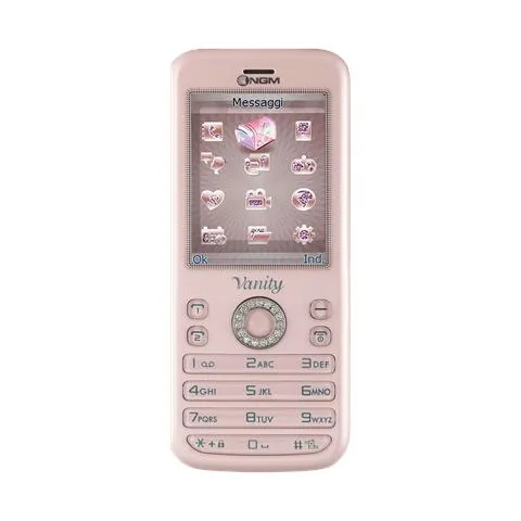 Vanity Young Rosa Display 2.4'' GSM Bluetooth Fotocamera 2MP Radio FM