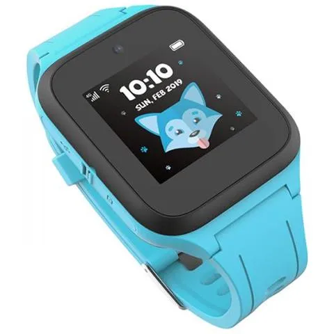 Tcl Movetime Family Watch Mt40 - Intelligente Uhr Mit Band - Gummi - Bandgre 135-200 Mm - Anzeige 3.3 Cm (1.3'''') - 512 Mb - Wi-fi, Bluetooth - 4g - 50 G (mt40x-3glcde1)