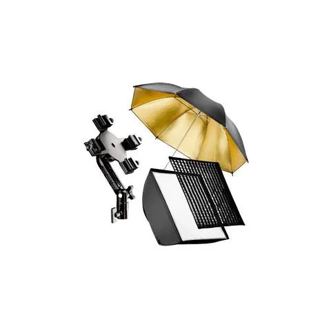 Set 4 Flash Holder SB 60, Umbrella gold - Europa