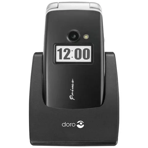 Primo 413 Senior Phone Display 2.4'' Micro SD Bluetooth con Tasti Grandi + SOS Fotocamera Colore Nero