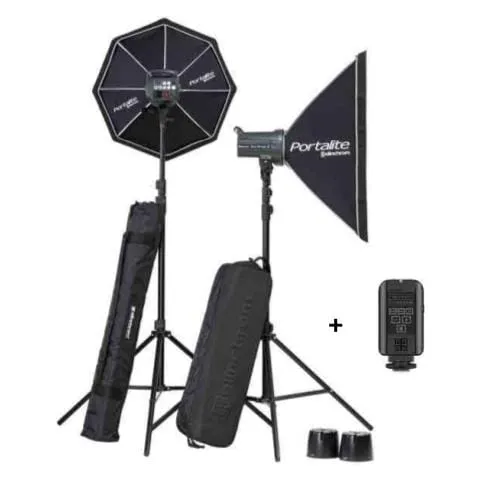 Kit D-LITE RX 4/4 Softbox To Go per Fotocamera Colore Nero